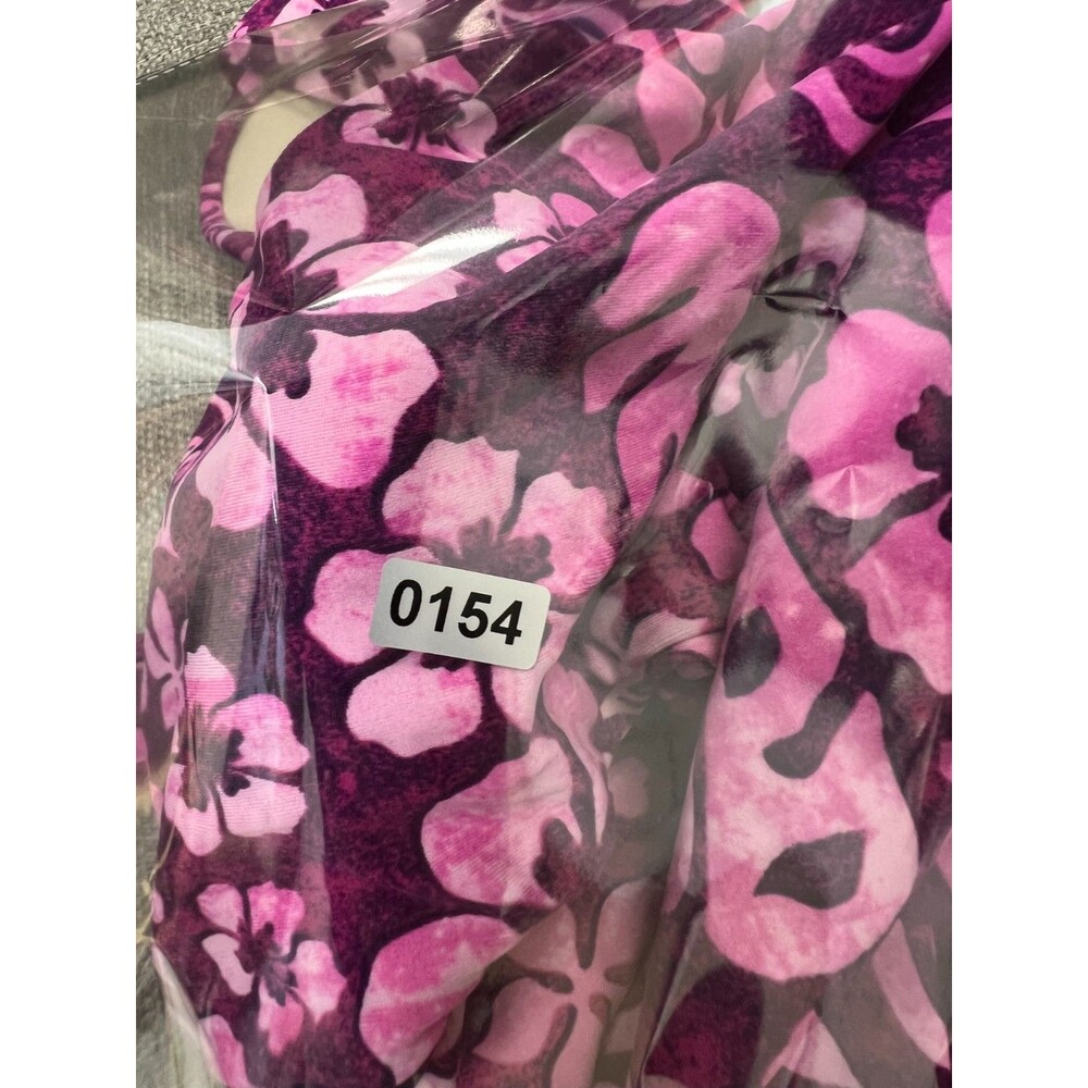 WOMENS SWIM SUITE SIZE  8 MAXINE OF HOLLYWOOD BRIGHT FLORAL PINK ONE PIECE - Picture 7 of 7